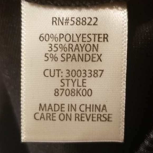 Max Studio black stripe slim pants - Picture 7 of 7